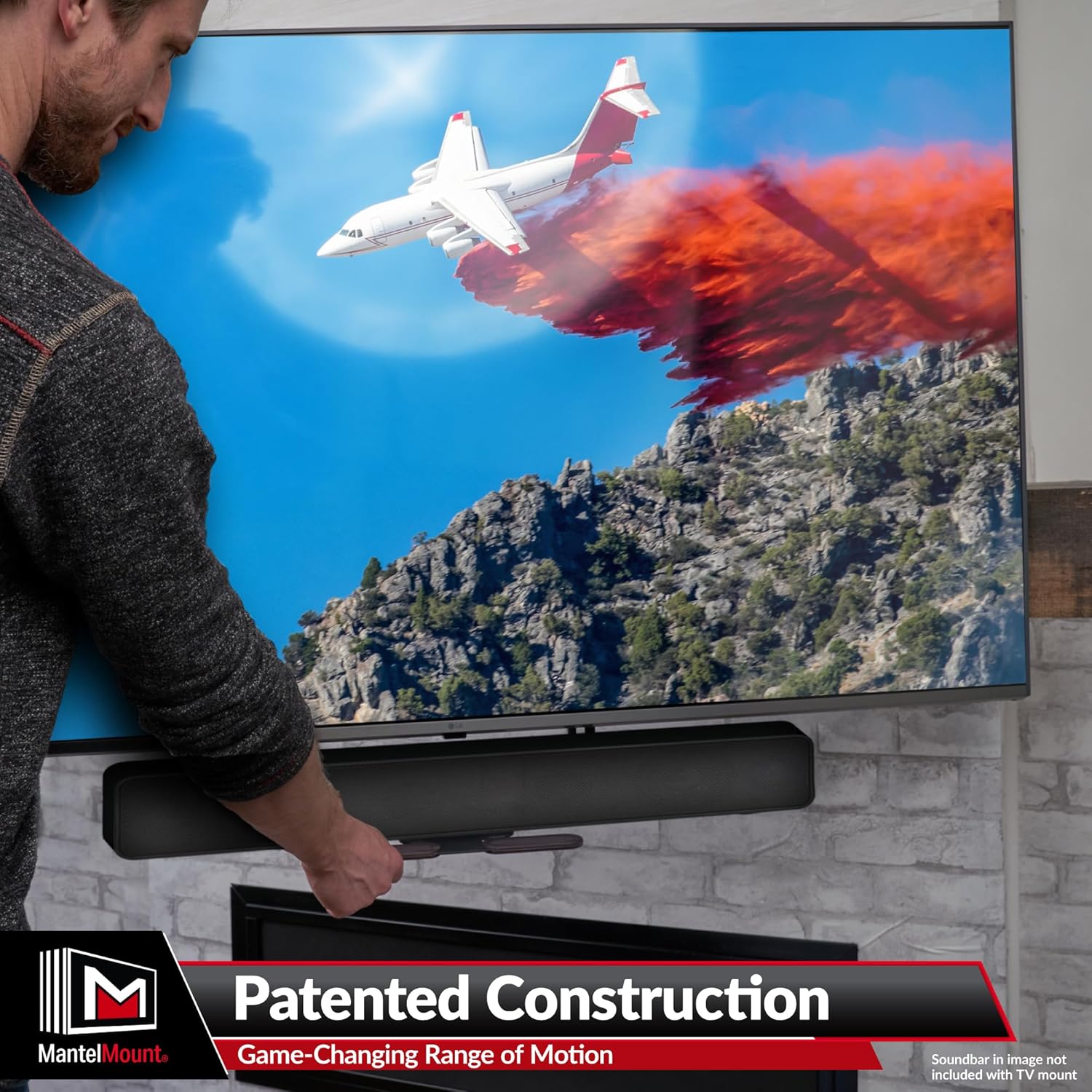 MantelMount MM540 Enhanced Pull Down TV Mount