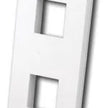 Vanco Decor Style Multi-Media Wall Plate Inserts- 2 Ports & White