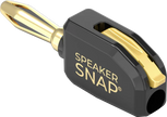 Speaker Snap SSPB4 Premium Banana Plugs Red & Black 2 Pair / 4 Pieces