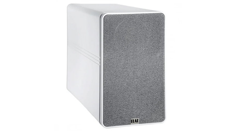 Elac 4.5" Line 300  2-Way Bookshelf Speakers with Jet 6 Tweeter - Gloss White, Pair