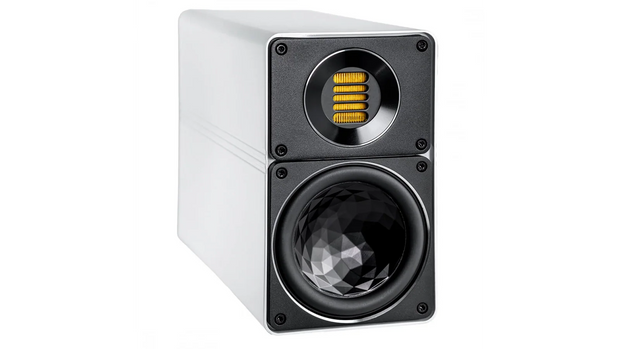 Elac 4.5" Line 300  2-Way Bookshelf Speakers with Jet 6 Tweeter - Gloss White, Pair