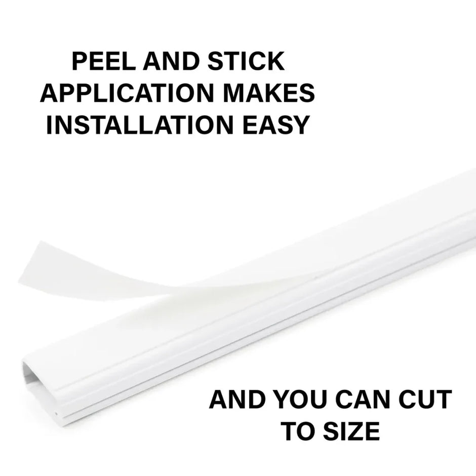 Sanus CCS2KWH 10-Piece 48in x 1in PVC Cord/Cable Organization Kit.  PANDUIT