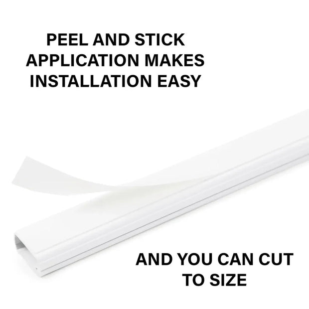 Sanus CCS2KWH 10-Piece 48in x 1in PVC Cord/Cable Organization Kit.  PANDUIT