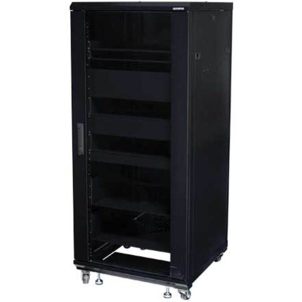 Sanus CFR2127-B1 27U AV Rack Audio Component & Home Theater Rack