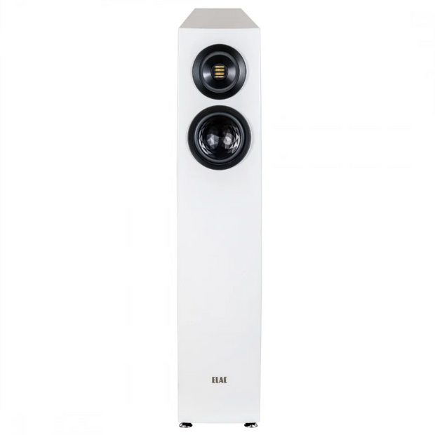 Elac 6" Concentro S 507 Floorstanding Speaker - Gloss White, Each