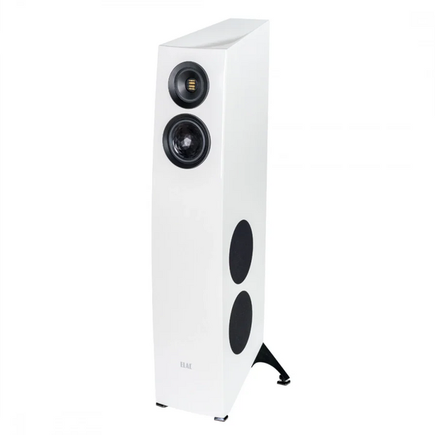 Elac 7" Concentro S 509 Floorstanding Speaker - Gloss White, Each