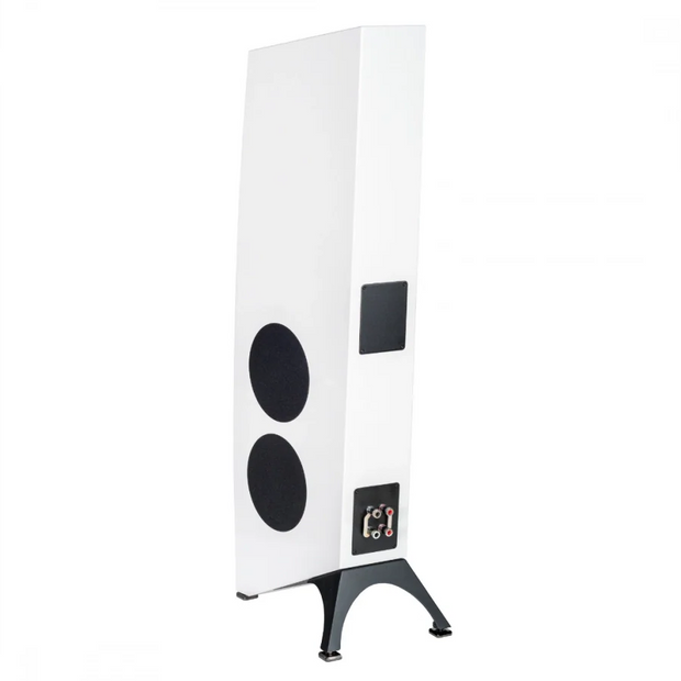 Elac 7" Concentro S 509 Floorstanding Speaker - Gloss White, Each