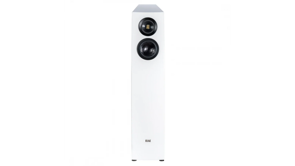 Elac 7" Concentro S 509 Floorstanding Speaker - Gloss White, Each
