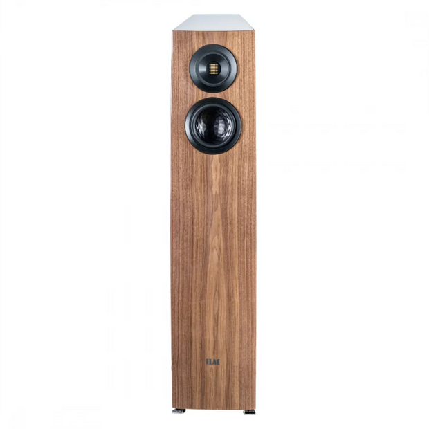 Elac 7" Concentro S 509 Floorstanding Speaker - Gloss Walnu, Each