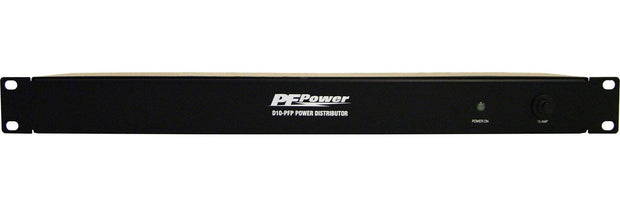 Panamax D10-PFP 10 Outlet Distribution Rack Strip (No Surge Protection), 1RU, 6FT CORD