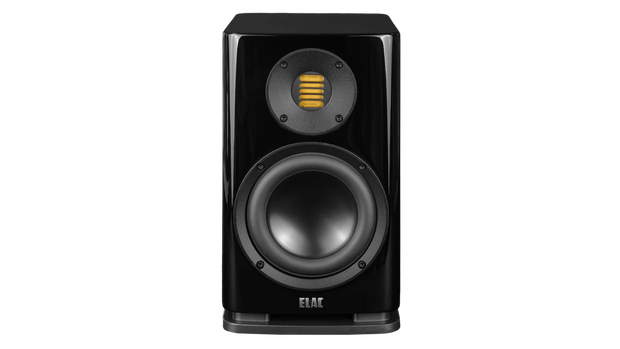Elac 6" 2-Way Bookshelf Speakers with Jet 6 Tweeter - Gloss Black, Pair