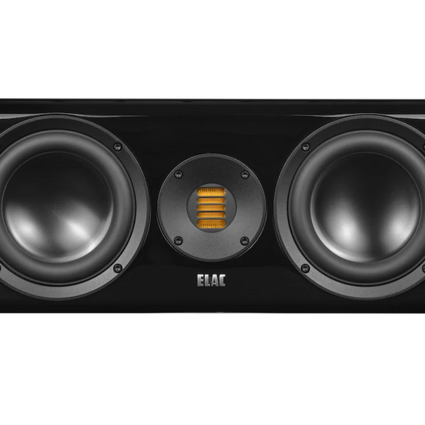 Elac 6" Solano 2.0, 2.5-Way Center Speaker with Jet 6 Tweeter - Gloss Black, Each