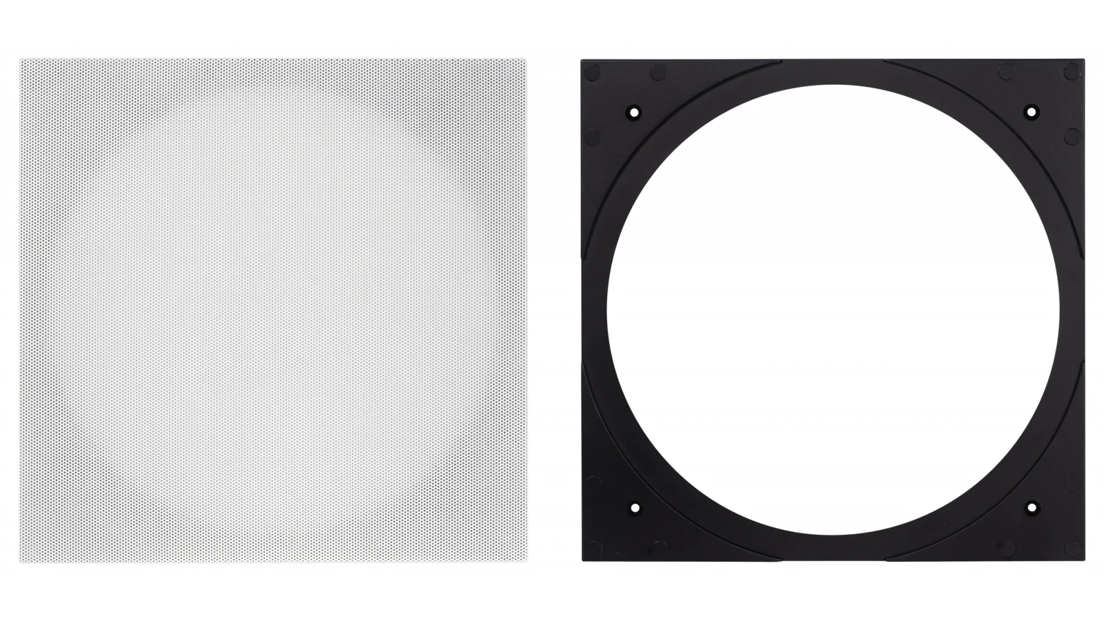 Elac IC-SQ81-W Square Adapter & Grill Vertex 8