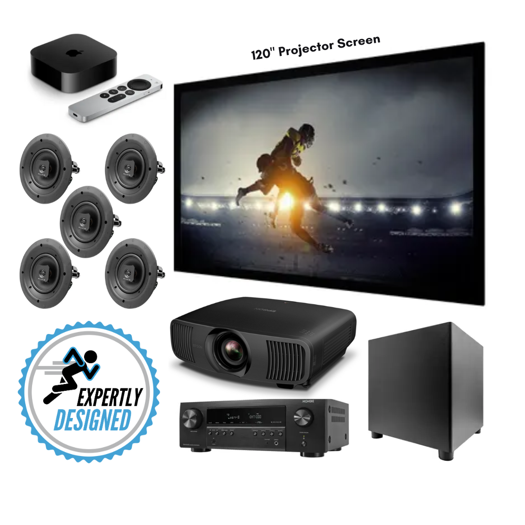 Performance 5.1 Wired Bundle (Laser Projector – ~2,500,000:1 Contrast / 2,700 lm)