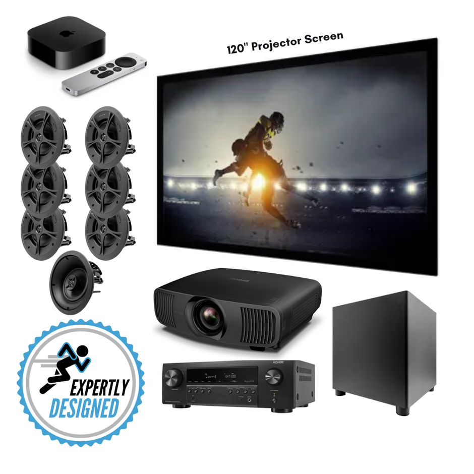 Performance 7.1 Wired Bundle (Laser Projector – ~2,500,000:1 Contrast / 2,700 lm)