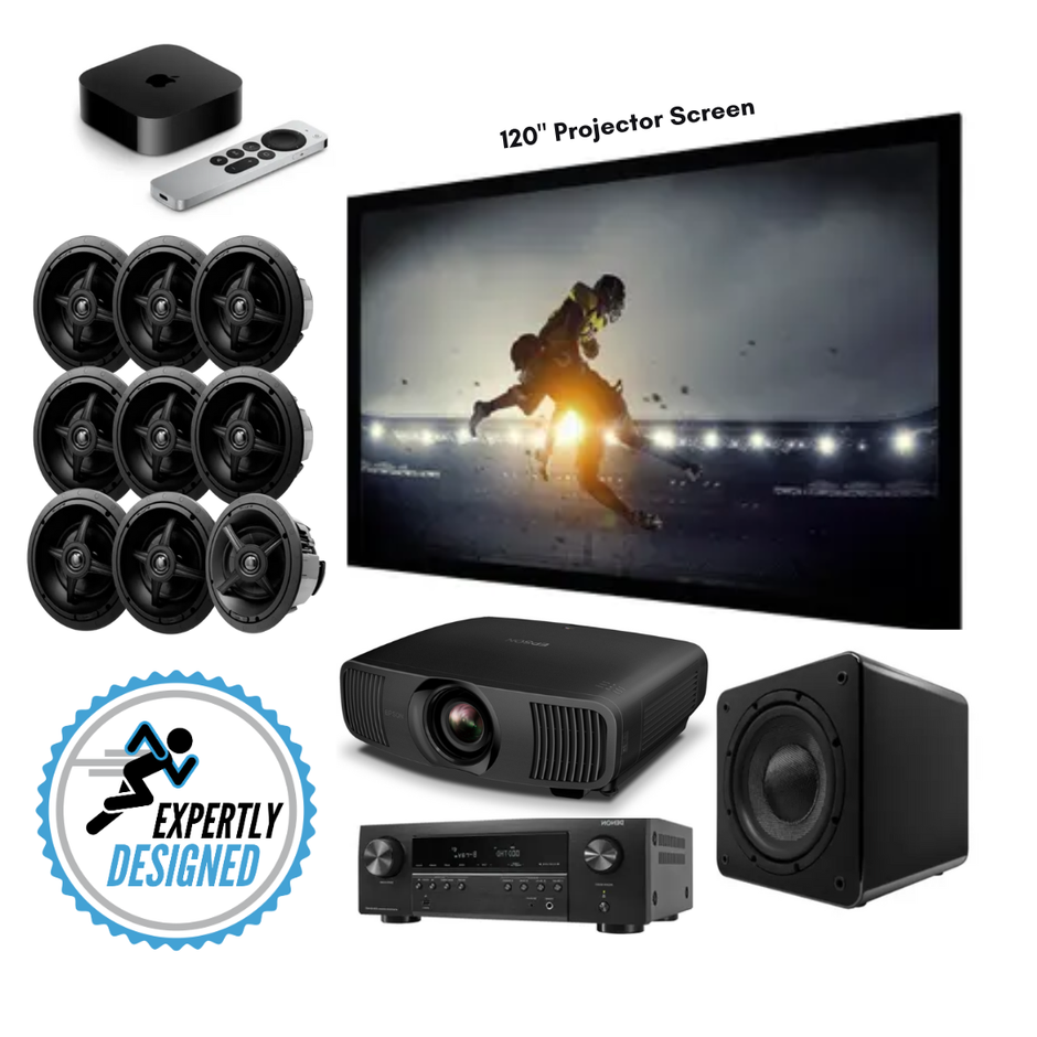 Performance 7.1.2 Wired Bundle (Laser Projector – ~2,500,000:1 Contrast / 2,700 lm)