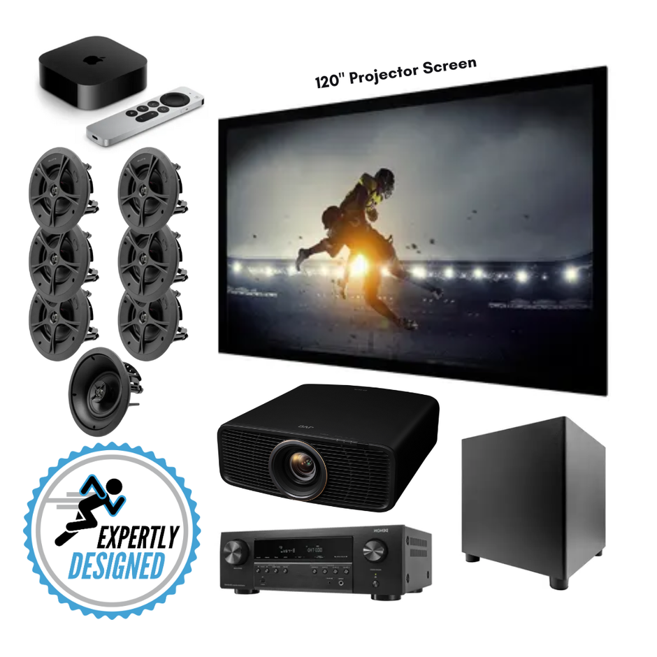Elite 7.1 Wired Bundle (Laser Projector – 40,000:1 Contrast / 2,000 lm)