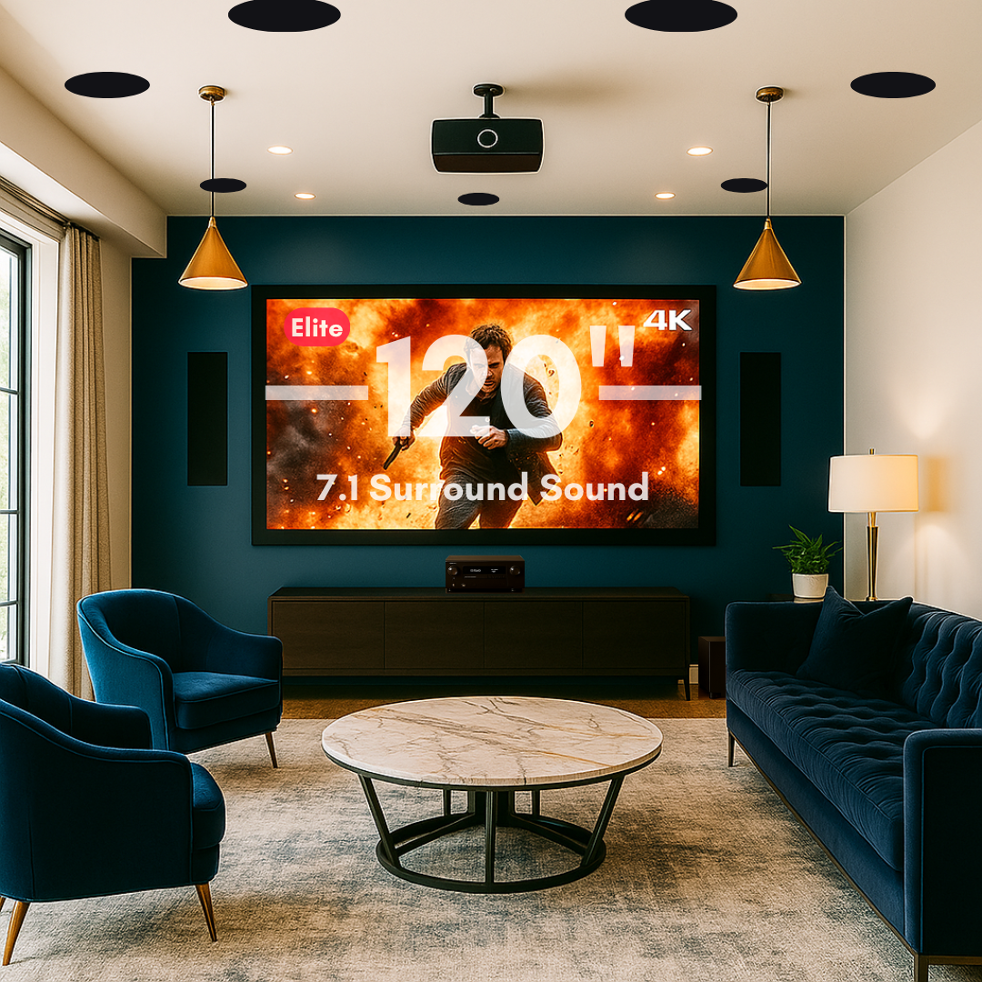 Elite 7.1 Wired Bundle (Laser Projector – 40,000:1 Contrast / 2,000 lm)
