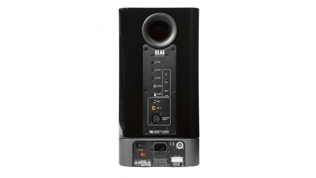 Elac 5.25" Navis ARB51 Powered Bookshelf Loudspeakers - Gloss Black, Pair