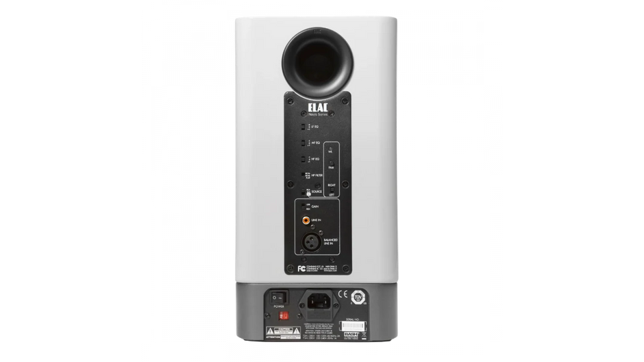 Elac 5.25" Navis ARB51 Powered Bookshelf Loudspeakers - Gloss White, Pair