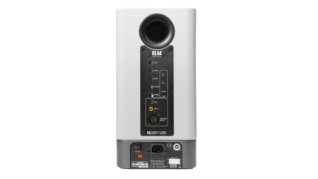 Elac 5.25" Navis ARB51 Powered Bookshelf Loudspeakers - Gloss White, Pair