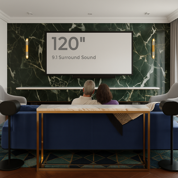 Performance Wireless 7.1.2 Bundle (Laser Projector – ~2,500,000:1 Contrast / 2,700 lm)