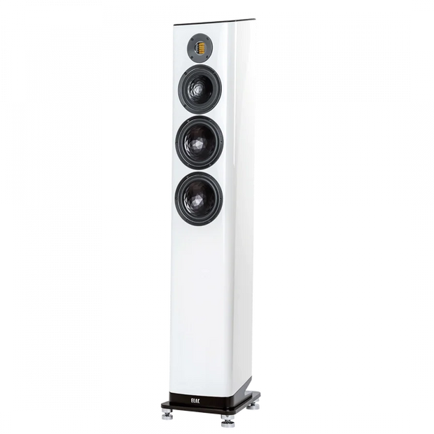 Elac Vela 2.0 7" 3.5-Way Floorstanding Speaker with JET 6 Tweeter - Gloss White, Each