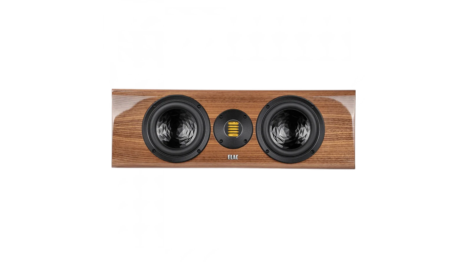 Elac Vela 2.0 6" 2.5 Way Center Speaker - Gloss Walnut, Each