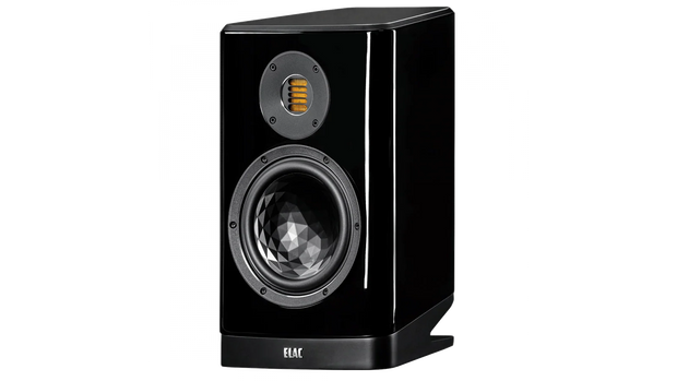Elac Vela 7" 2-Way Bookshelf Speakers with JET 6 Tweeter - Gloss Black, Pair