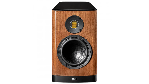 Elac Vela 7" 2-Way Bookshelf Speakers with JET 6 Tweeter - Gloss Walnut, Pair