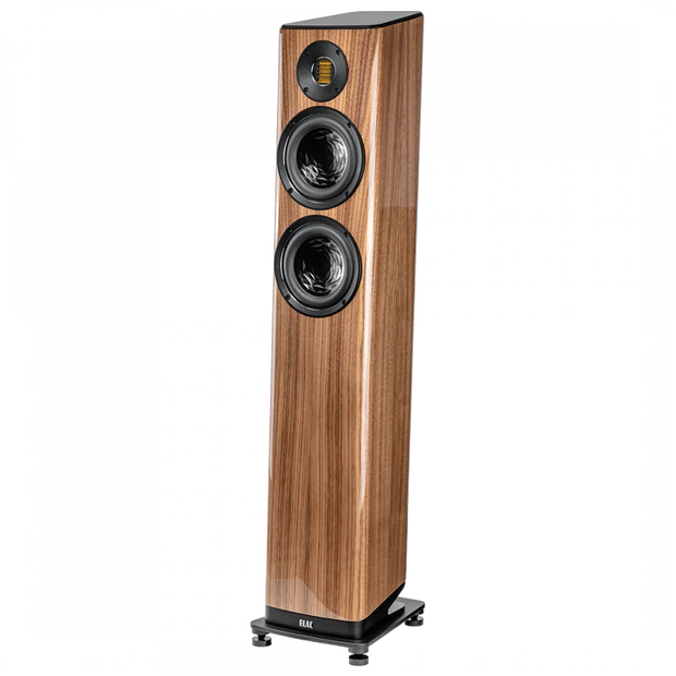Elac Vela 2.0 6" 2.5-Way Floorstanding Speaker with Jet 6 Tweeter - Gloss Walnut, Each