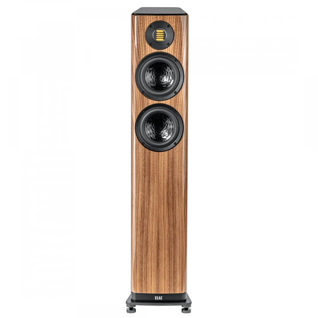 Elac Vela 2.0 6" 2.5-Way Floorstanding Speaker with Jet 6 Tweeter - Gloss Walnut, Each