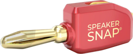 Speaker Snap SSPB4 Premium Banana Plugs Red & Black 2 Pair / 4 Pieces