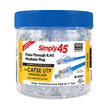 Simply45 S45-1500 Pass Through Blue Tint - Cat5e UTP - 100pc Jar