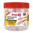 Simply45 S45-1700 RJ45 Pass-Through Plugs, 100 Jar
