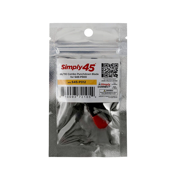 Simply45 S45-P312 Punchdown Blade, 66/110 Combo Style