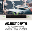 Sanus SASB1-B1 Universal Soundbar Mount - Depth Adjustable