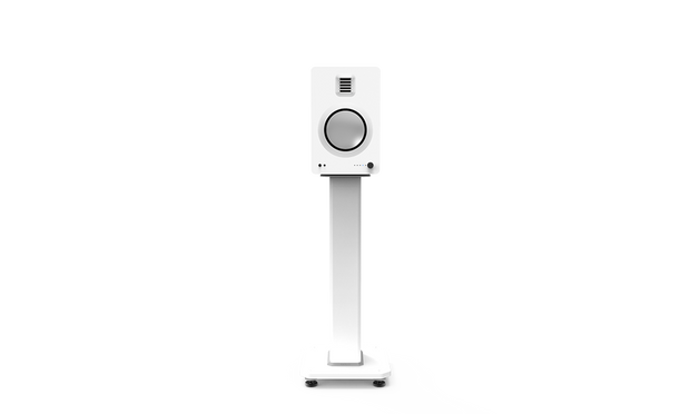 Kanto SX22W 22" Tall Fillable Speaker Stands with Isolation Feet - Pair, White