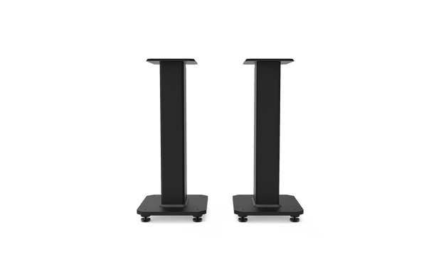 Kanto SX22 22" Tall Fillable Speaker Stands with Isolation Feet - Pair, Black