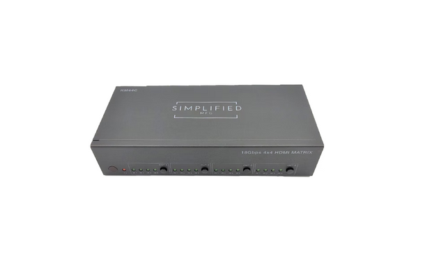 Simplified RM44C 4x4 HDMI 2.0b (18Gbps) Fast Switch/Scaling Matrix Switch