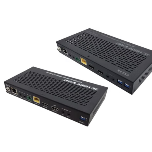 Simplified EX3-8K HDMI 2.1 (40Gbps) Extender Over Cat6A Cable