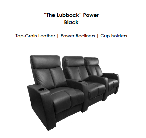 Texas Theater Seating "The Lubbock"