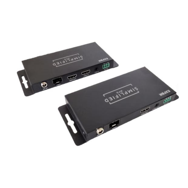 Simplified EXFBR HDMI 2.0b Extender over Fiber