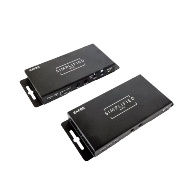 Simplified EXFBR HDMI 2.0b Extender over Fiber