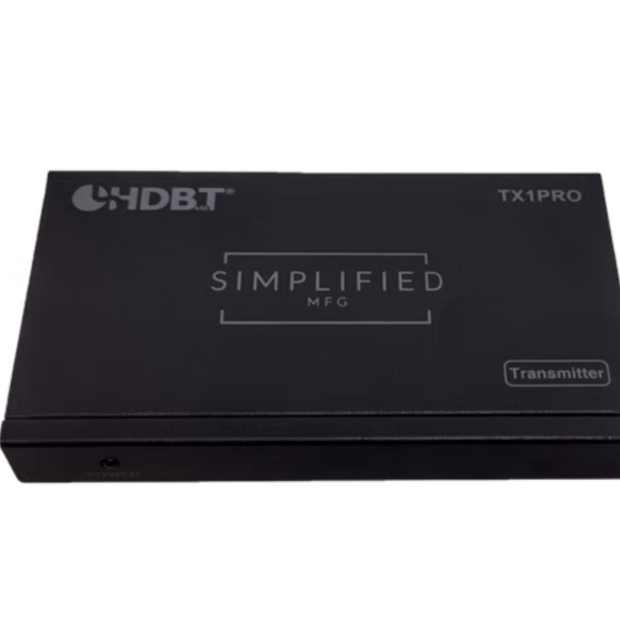Simplified TX1PRO HDBaseT Certified Transmitter for HDBaseT Enabled Displays