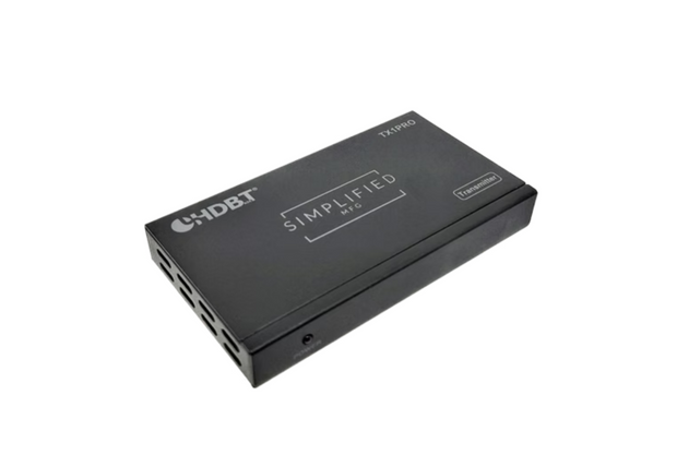 Simplified TX1PRO HDBaseT Certified Transmitter for HDBaseT Enabled Displays