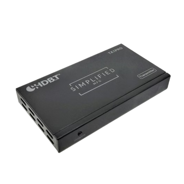 Simplified TX1PRO HDBaseT Certified Transmitter for HDBaseT Enabled Displays