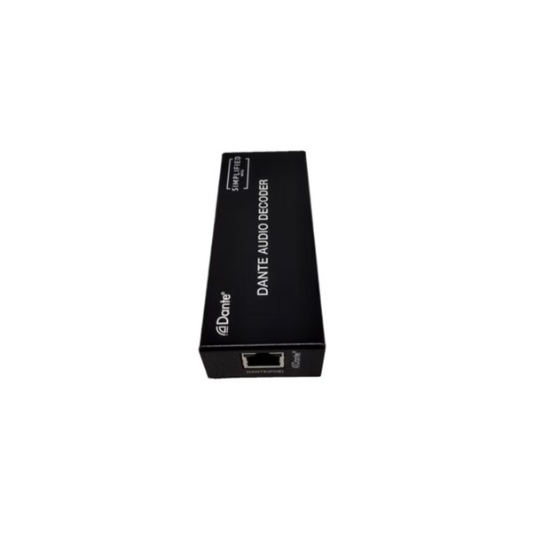 Simplified DTE DEC Balanced or Unbalanced 2 channel to Dante decoder
