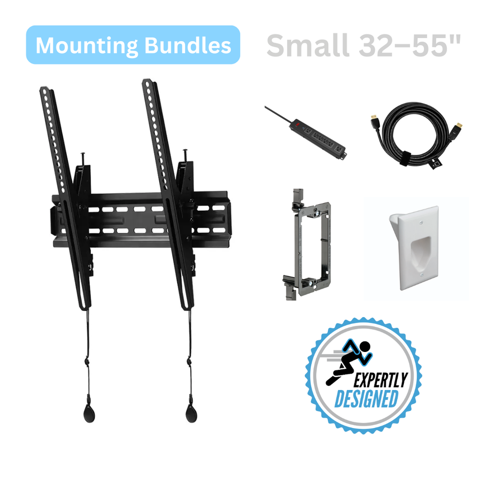 Small TV Mounting Bundle (32–55")