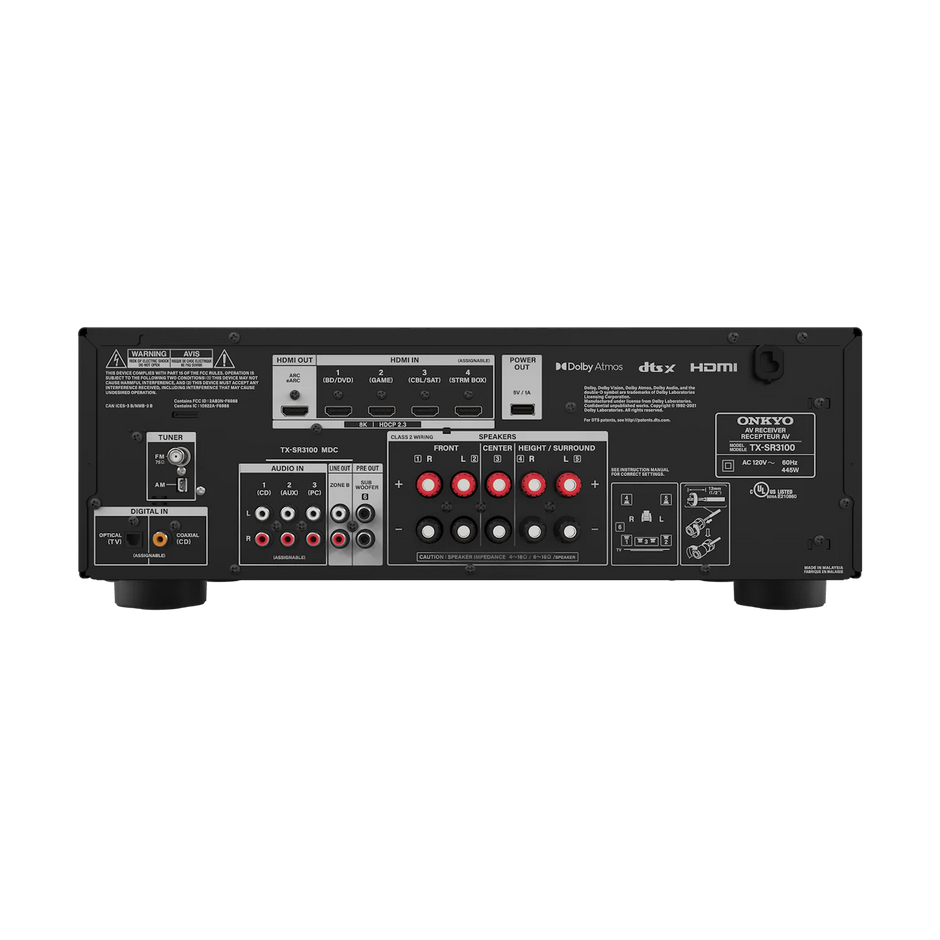 Onkyo TX-SR3100 5.2-Channel AV Receiver